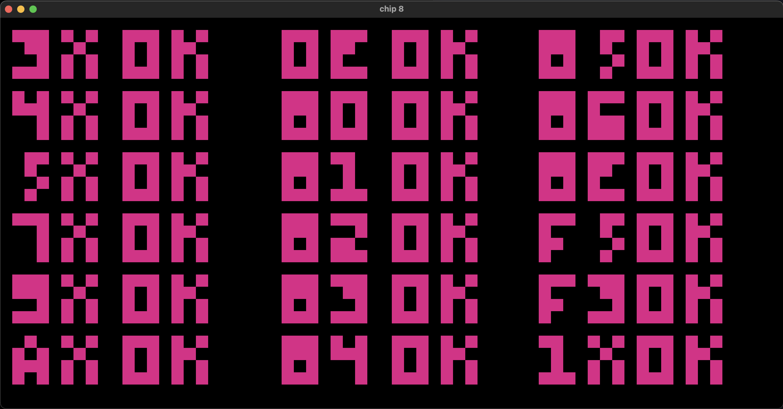 opcodes test ROM